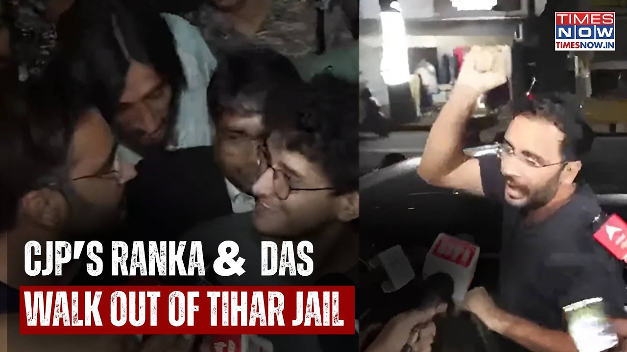 CJP Leaders Ashutosh Ranka, Saurav Das Walk Out Of Tihar Jail After SEM Court's Release Order| WATCH