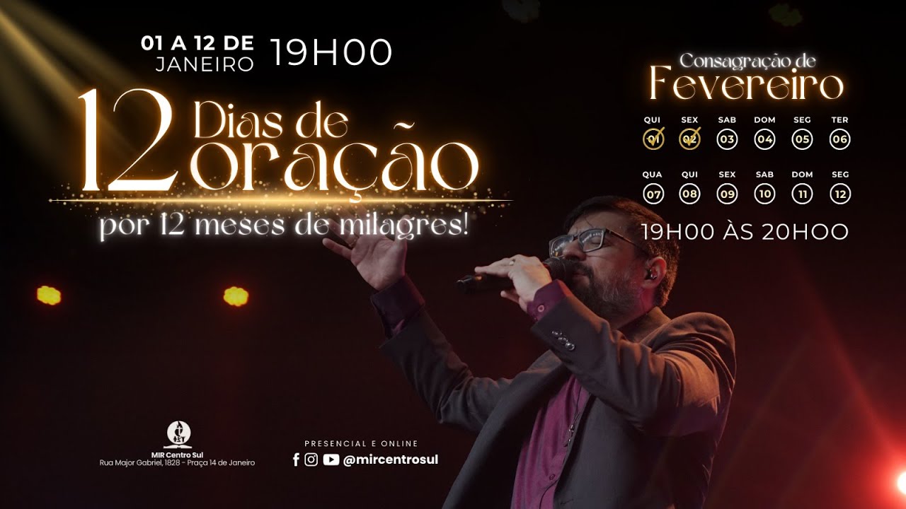 12 Dias de Oração - Fevereiro - 02.01.2026 #2