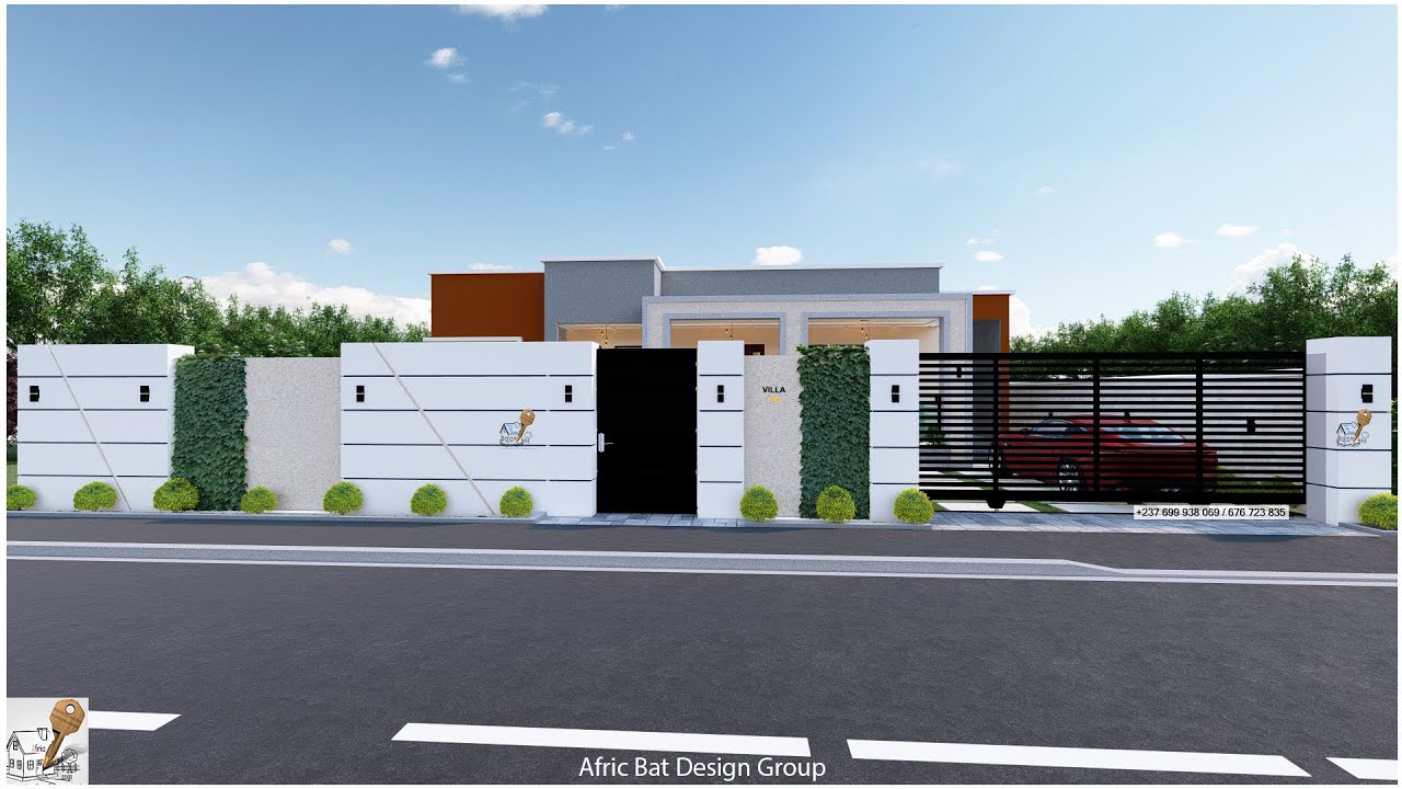 PLAN DE MAISON AVEC 3 CHAMBRES | VILLA MODERNE DE 3 CHAMBRES | 13.00 m X 14.00 m |