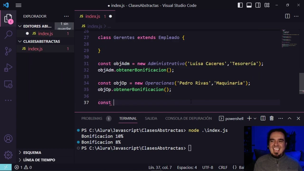 Clases Abstractas en Javascript