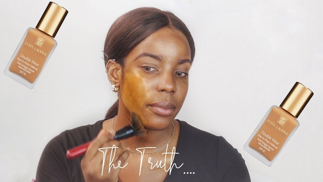 THE BEST SWEAT PROOF FOUNDATION FOR DARK SKIN | ESTEE LAUDER DOUBLE WEAR REVIEW