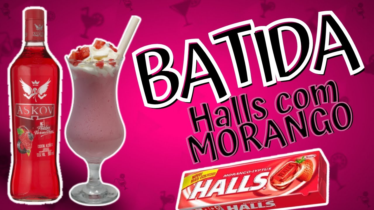 Como Fazer BATIDA DE HALLS l Rolê Drinks