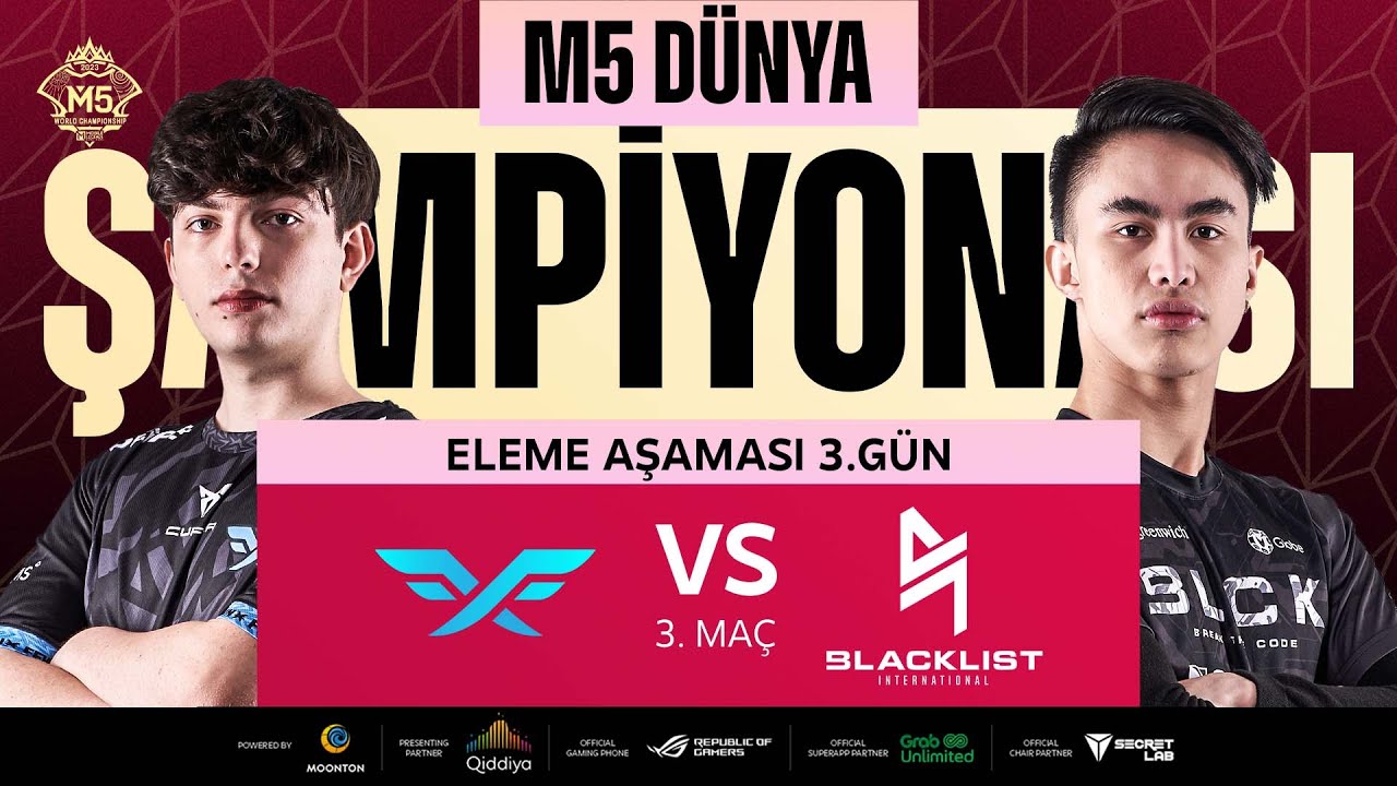 M5 Dünya Şampiyonası Grup Aşaması Eleme Aşaması 3. Gün | BLCK vs FF | 3. Maç