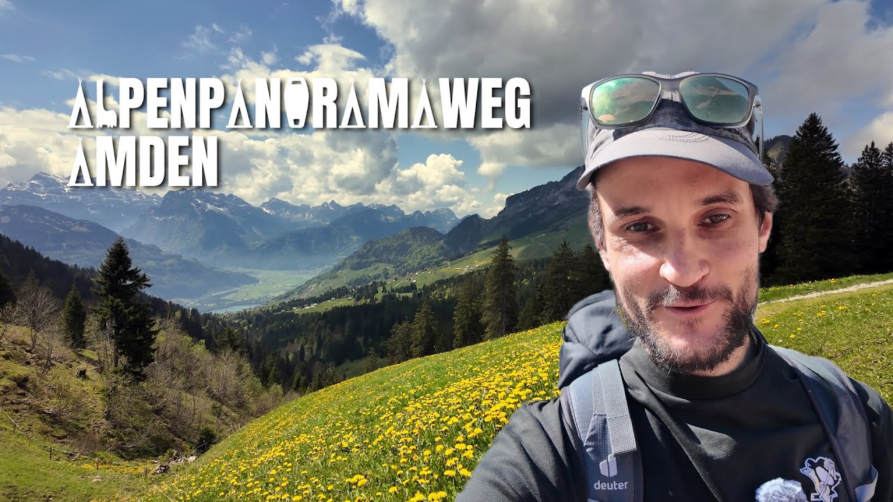 Abwechslungsreiche Wanderung mit Alpenblick - Alpenpanoramaweg von Stein SG nach Ziegelbrücke