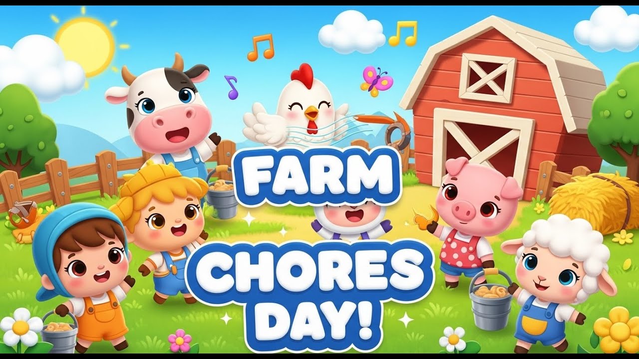 Farm Chores Day | Learning and Helping with Animal Friends by DodoVerse for Kids