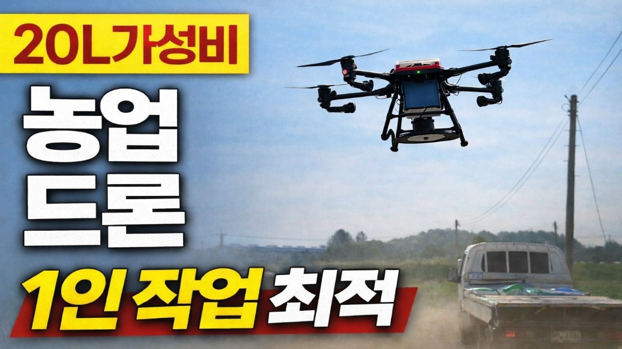 ST420 리뷰｜20리터 농업용 드론 성능 정리