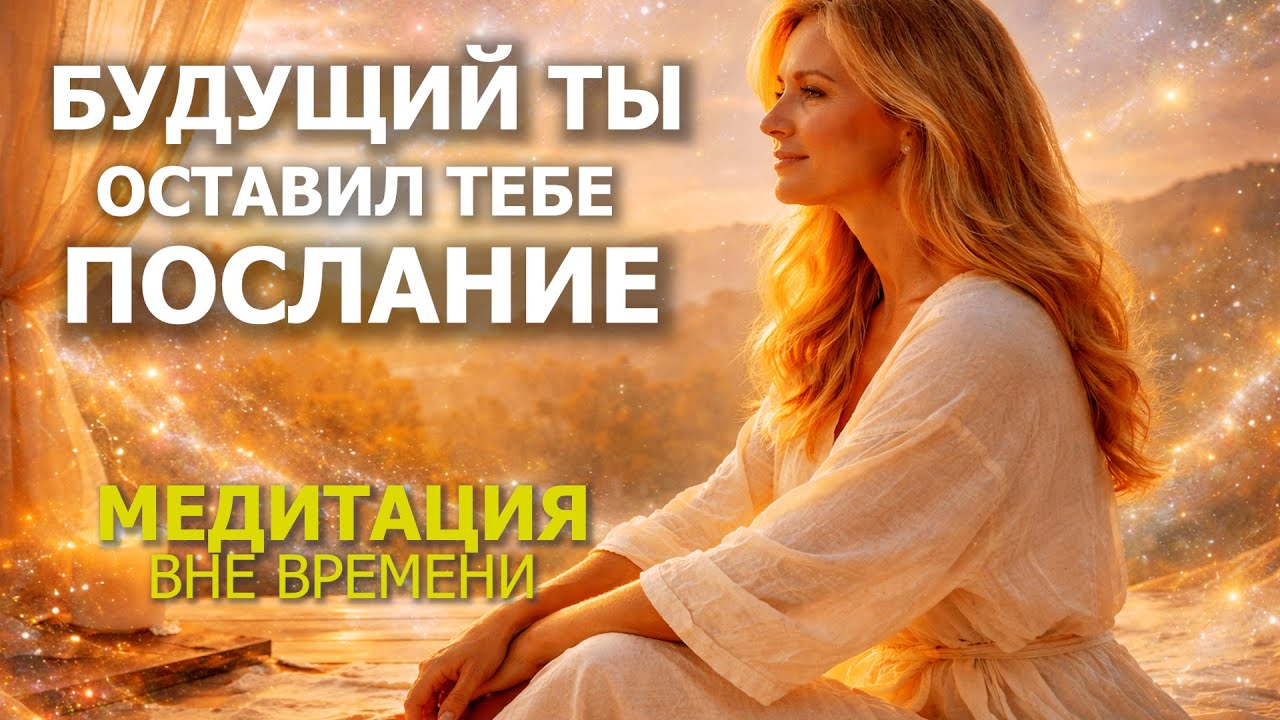 Будущий ты уже знает, что всё получилось…  🚀 Медитация вне времени.