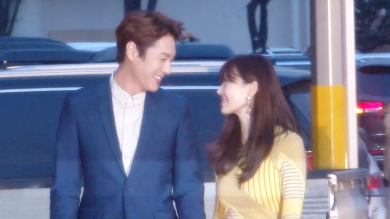 [서울가요대상] ‘우결 시소 커플’ 곽시양-김소연, 달달한 눈빛 교환