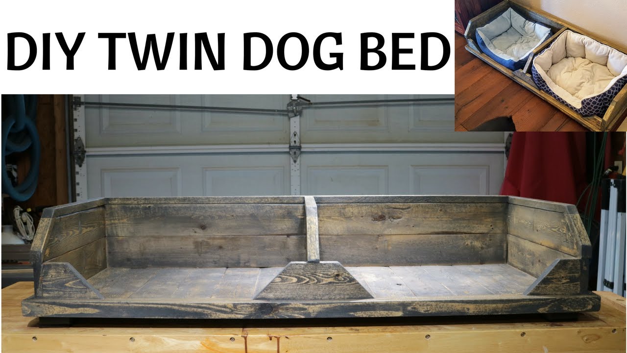 DIY Rustic Dog Bed (Twin) DIY Project for Pets
