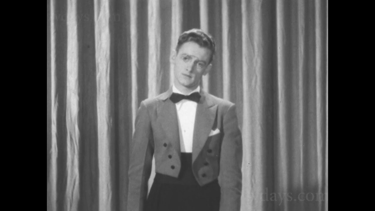 18 Year Old Art Carney Does his Lost Comedy Routine 1937
