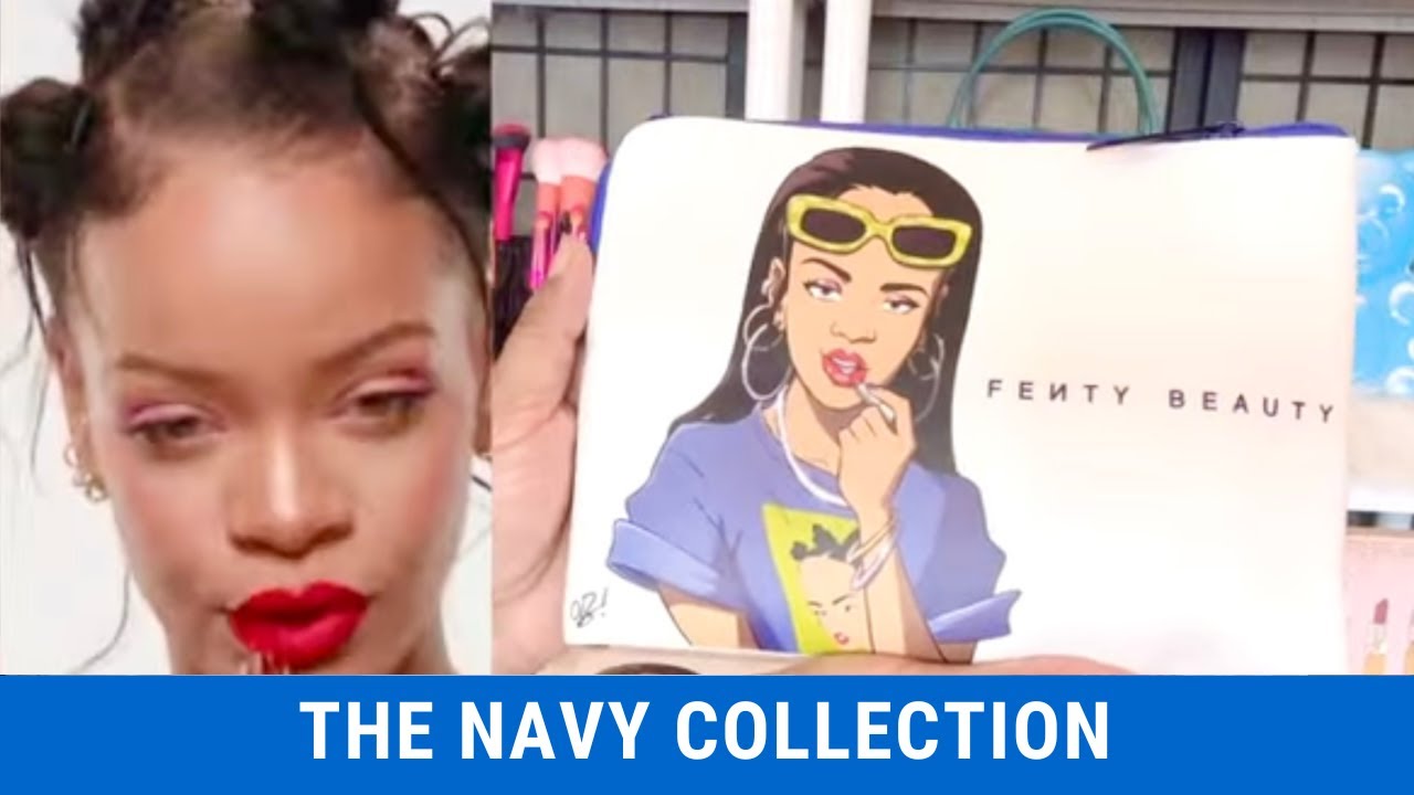 FENTY BEAUTY THE NAVY COLLECTION: 5 Piece Lip, Eye + Accessories Set by Rihanna SEPHORA UNBOXING