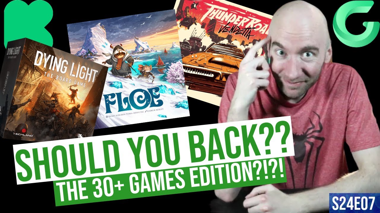 Should You Back? Expert Crowdfunding ADVICE; 32 NEW Games in 70 MINUTES! S24E7!