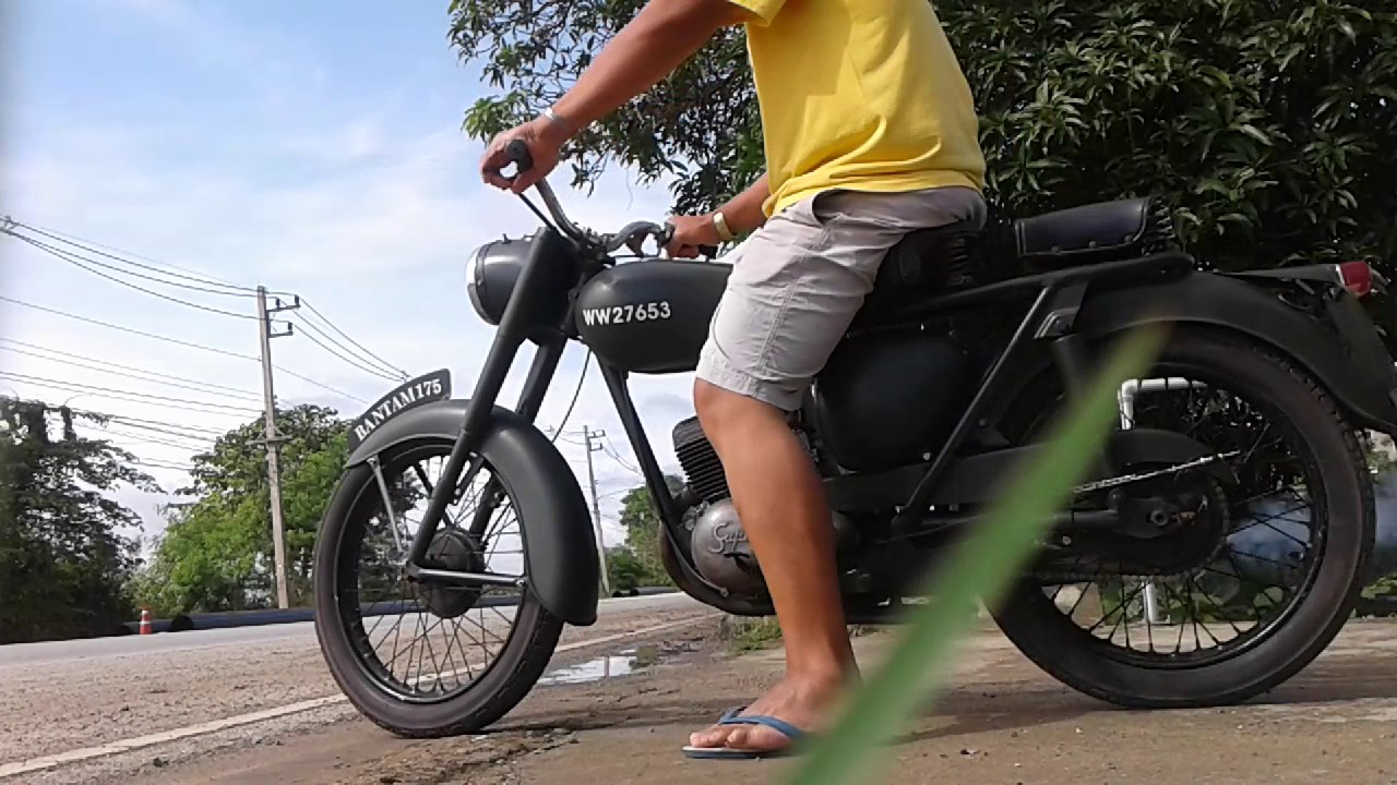 Test ride bsa bantam 175  by lampang very cool