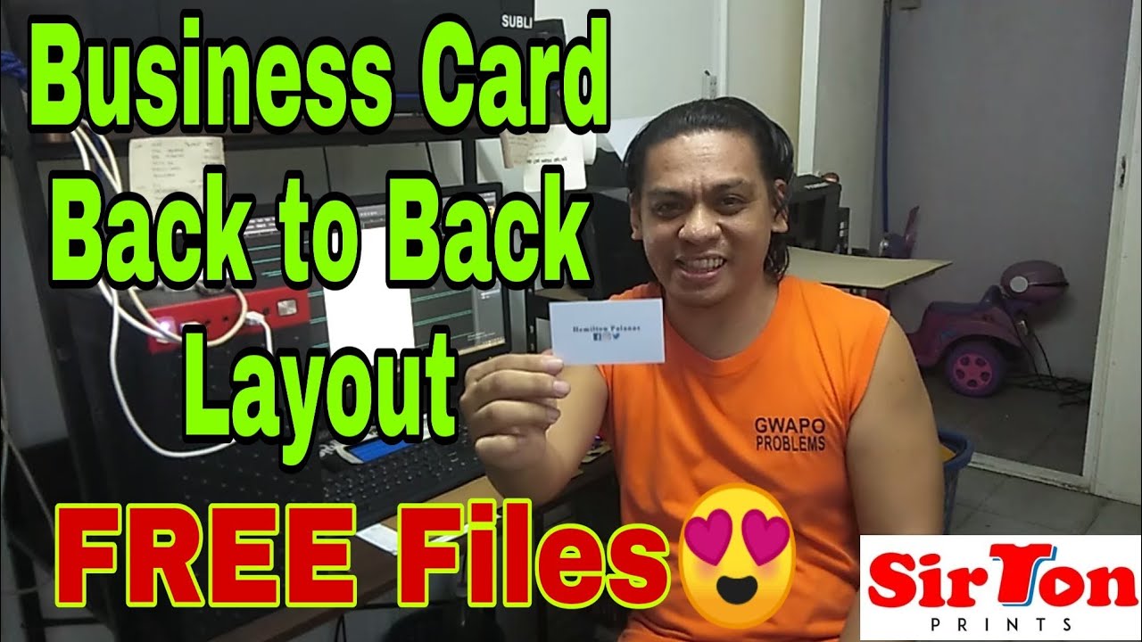 Business Card Double Sided | Extra income Digital Printing business | SirTon Prints
