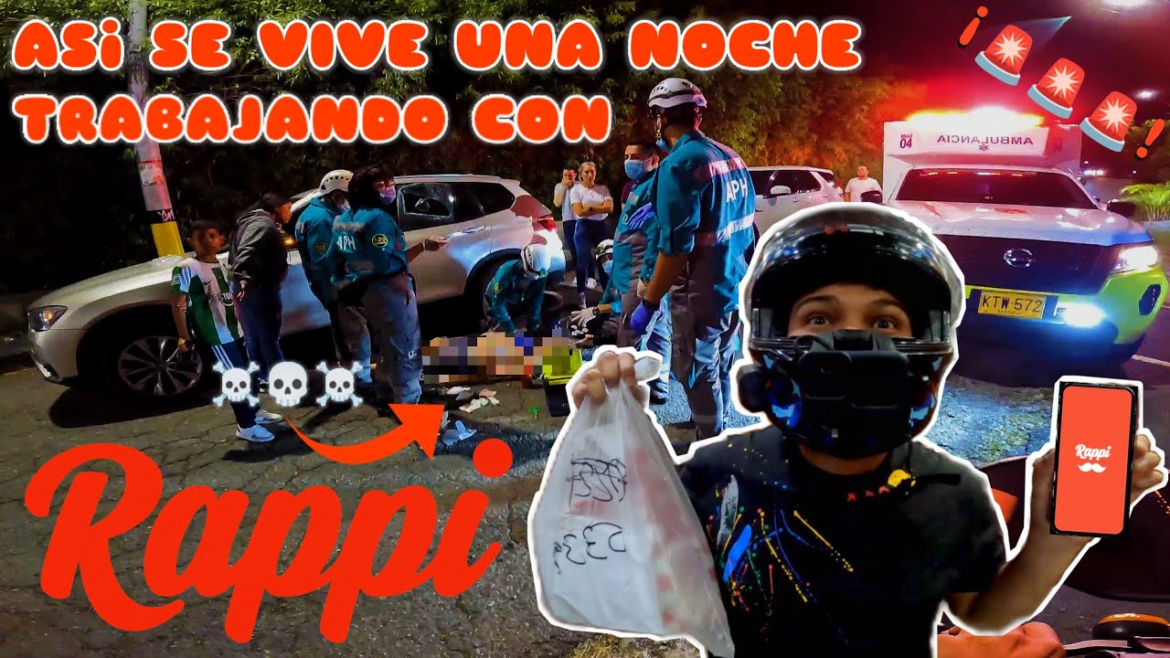 SOY RAPPI DURANTE UNA NOCHE EN MEDELLÍN | NO CREERÁS LO QUE ME ENCONTRÉ 😱🫣