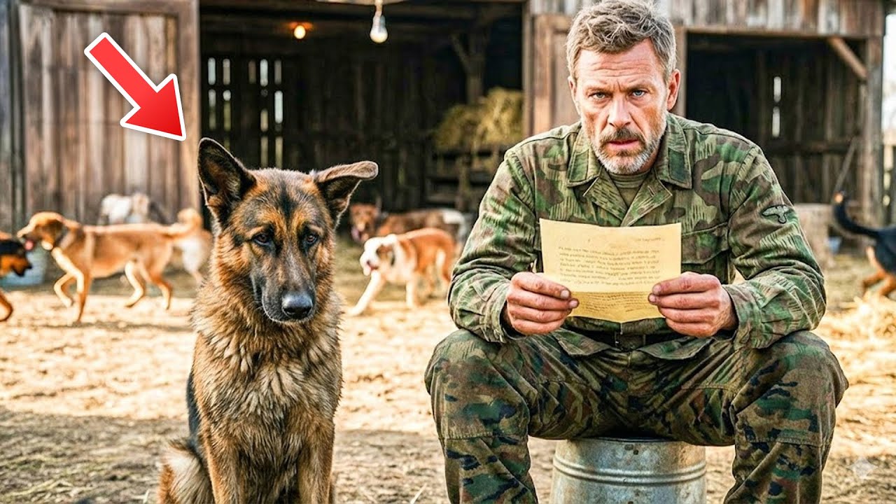 Ein Soldat fand einen Schäferhund vor seinem Tor – Der Zettel im Rucksack erklärte alles