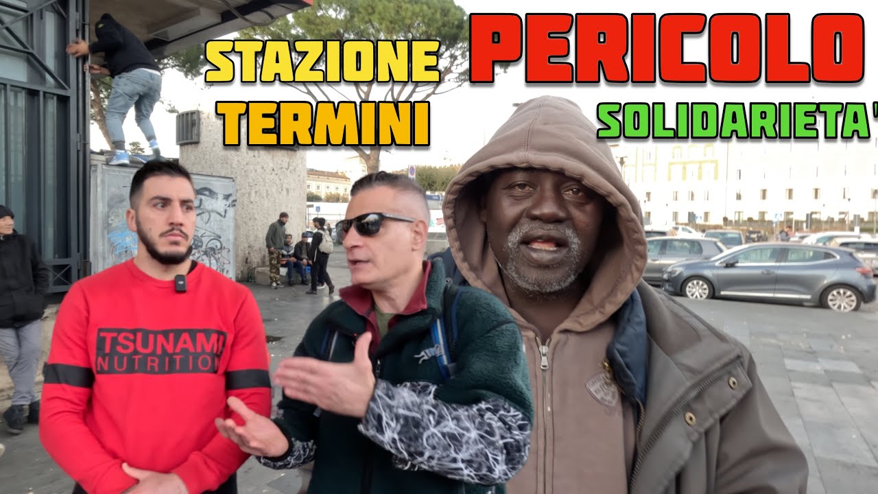 Solidarietà e Pericolo alla Stazione Termini offrire aiuto e rischiare la vita