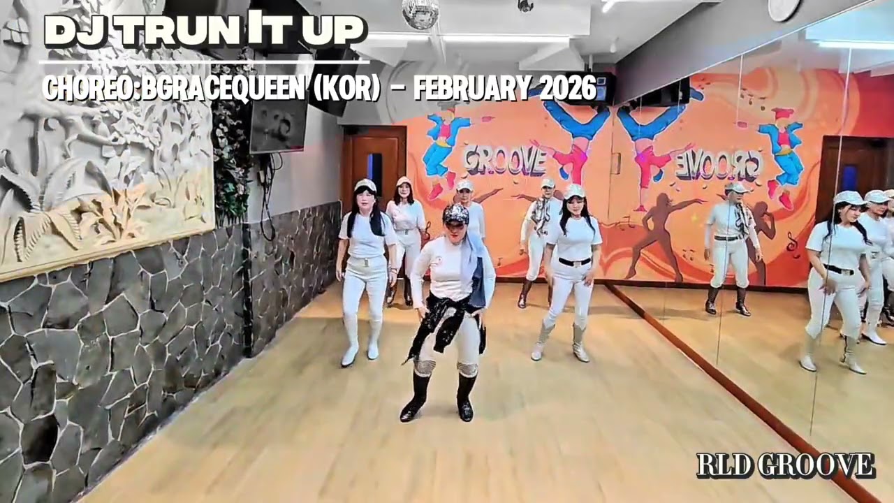 Dj trun it up Choreo:GraceQueen (KOR) - February 2026Music:DJ turn it up - Grace Queen