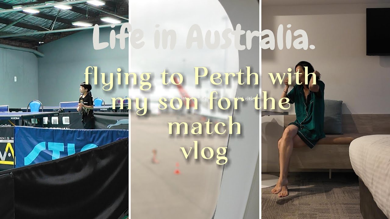 Flying to Perth with My Son for the match VLOG/아들이랑 단둘이 퍼스 원정, 경기와 훈련하러 떠난 여행