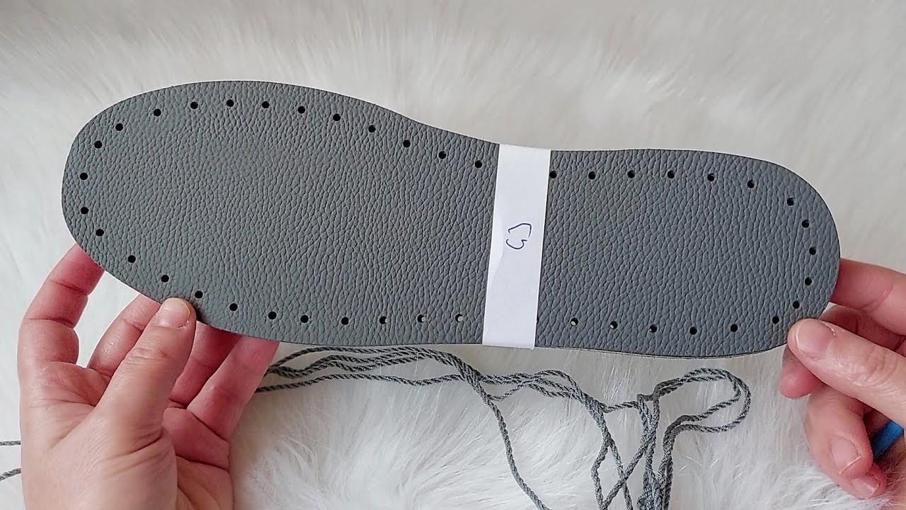✅️43-44  numara keçe taban tıglaması. #knitting #crochet