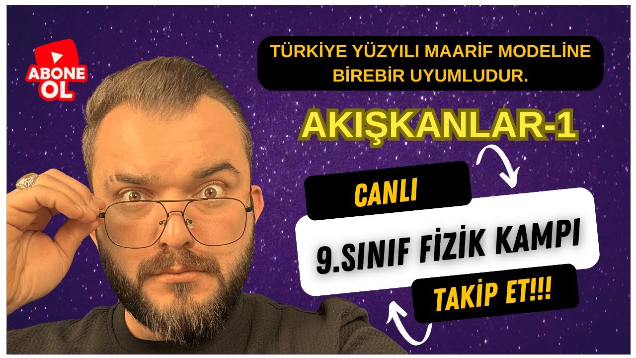 9. SINIF FİZİK CANLI DERS  I  KATI BASINCI  I  Maarif Model