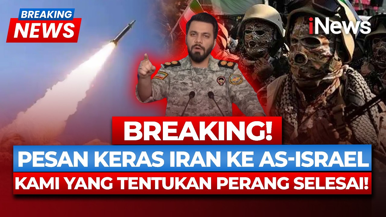 BREAKING! Iran Tegas: Akhir Perang Ditentukan Kami, Bukan AS dan Sekutu! | Breaking News