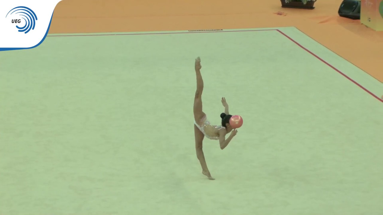 Paula SERRANO (ESP) - 2018 Rhythmic Europeans, junior ball final
