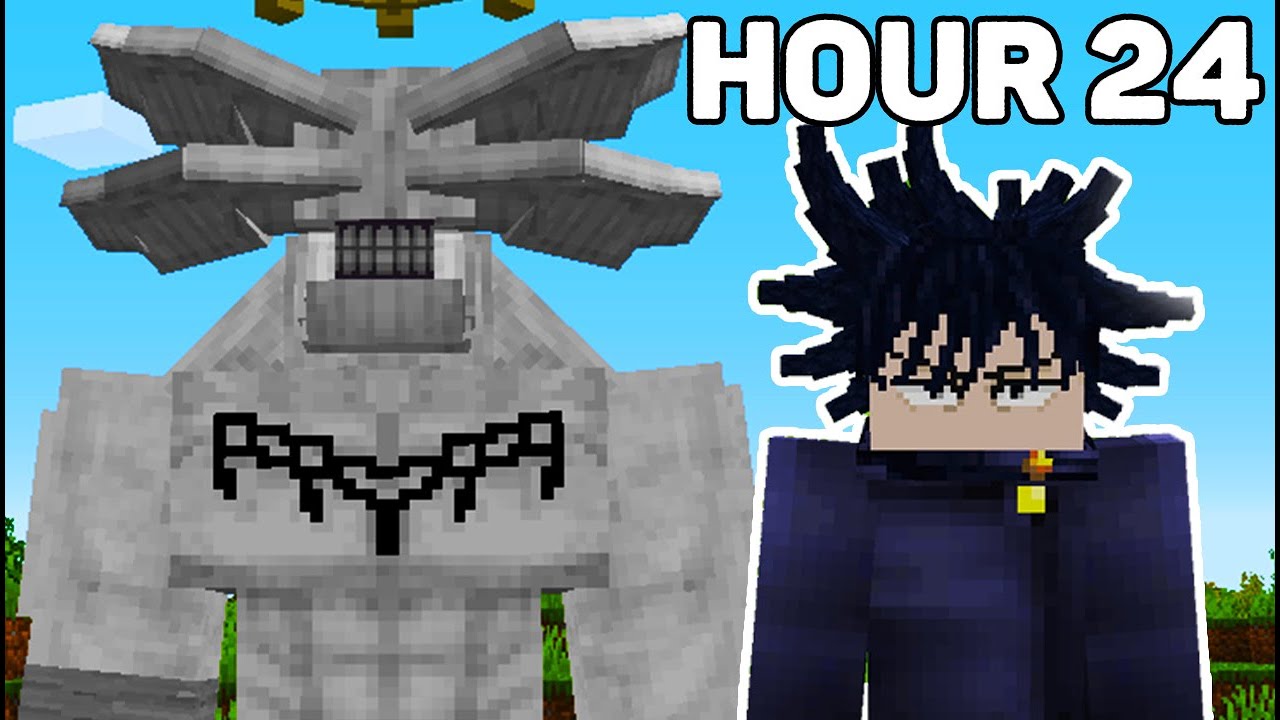 I Survived 24 hours as Megumi Fushiguro in Minecraft Jujutsu Kaisen