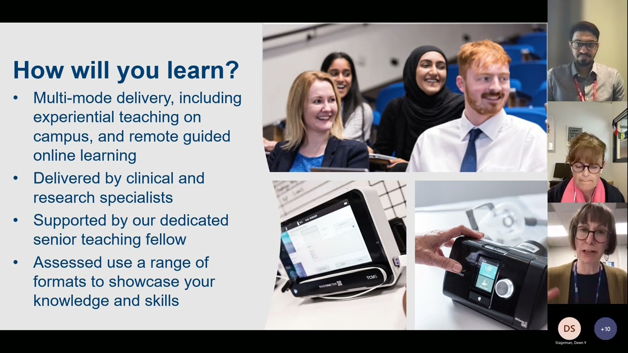 MSc Cardiovascular and Respiratory Healthcare  - Postgraduate Information Session 25/04/2023