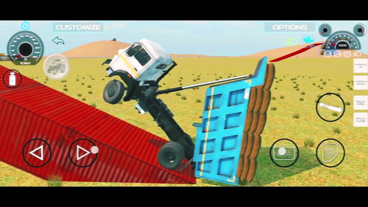 Tata truck driving indian vehicle simulator 3D tractor game 