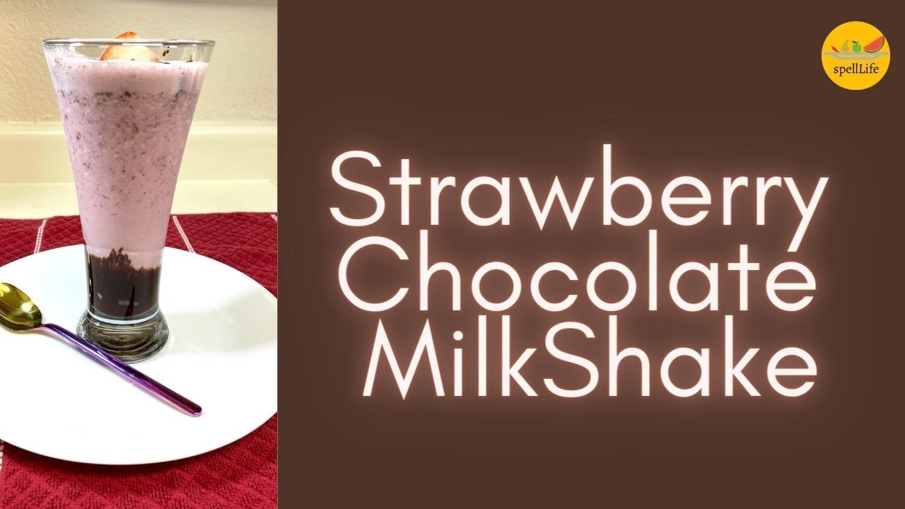Strawberry Chocolate Milkshake