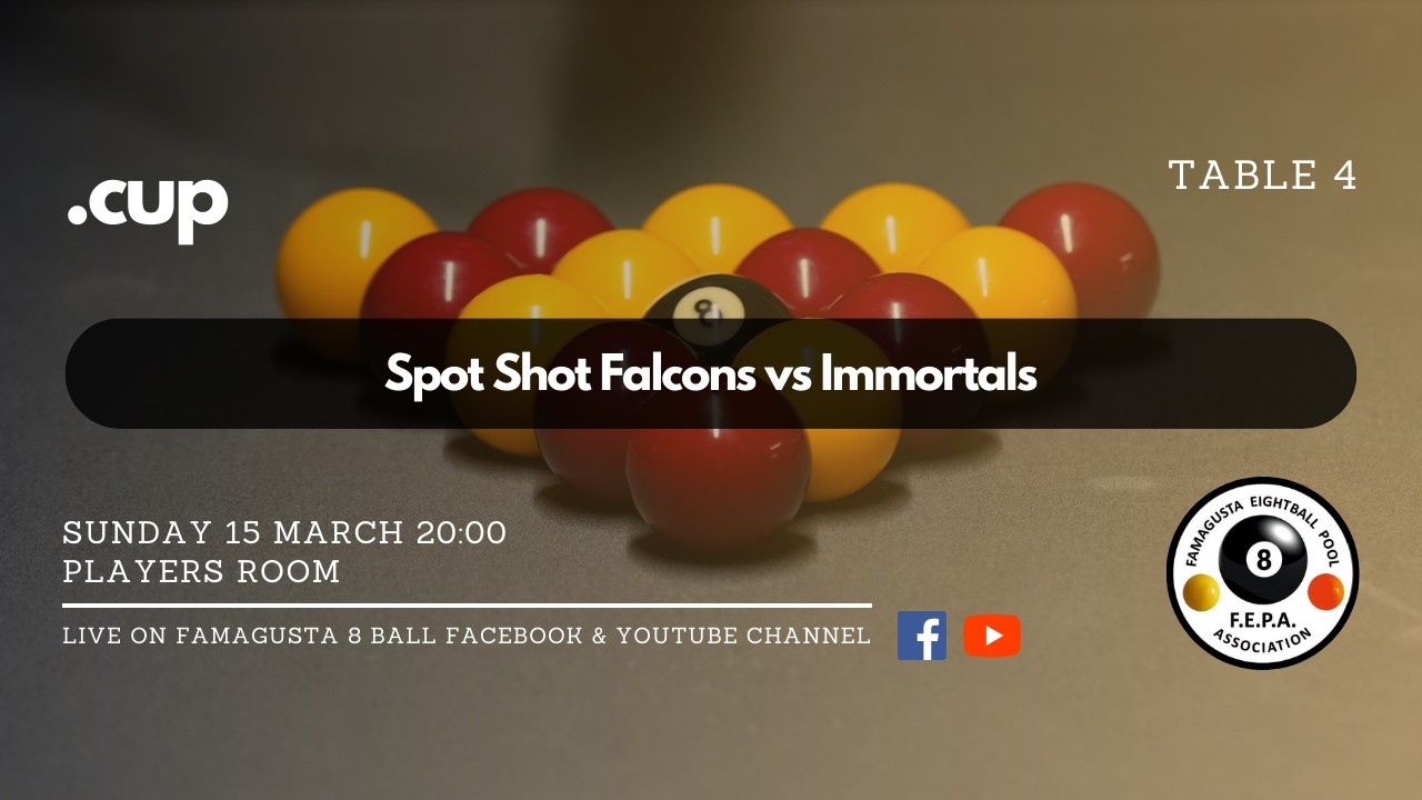Spot Shot Falcons vs Immortals
