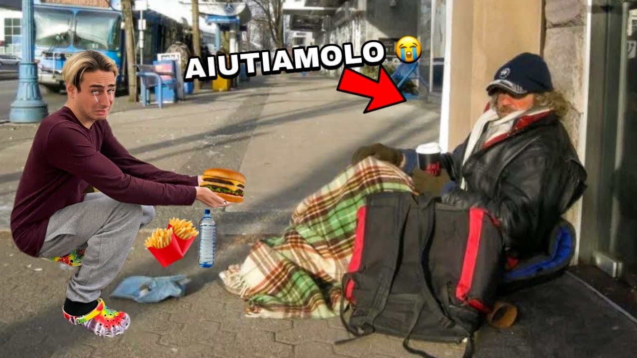 REGALIAMO LA CENA AI SENZA TETTO!😭 PIANGERETE!! *emozionante*