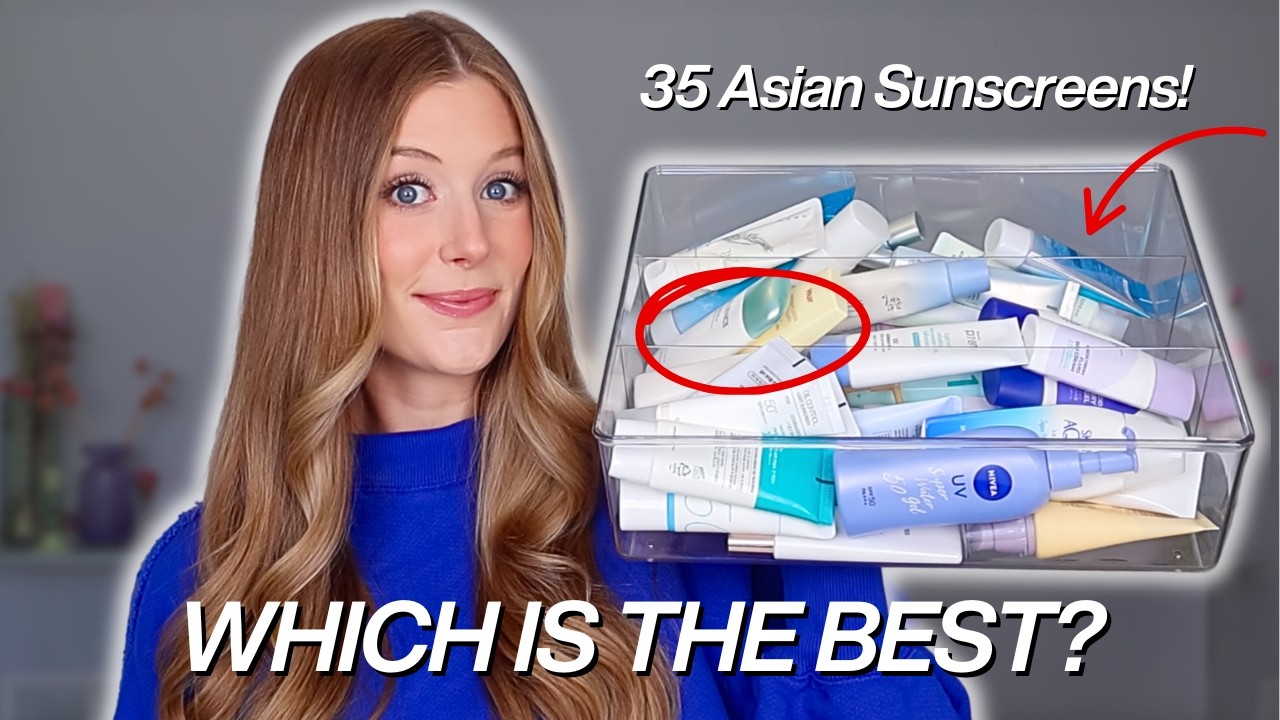I Tested The Top 35 Asian Sunscreens... Asian SPF Showdown!