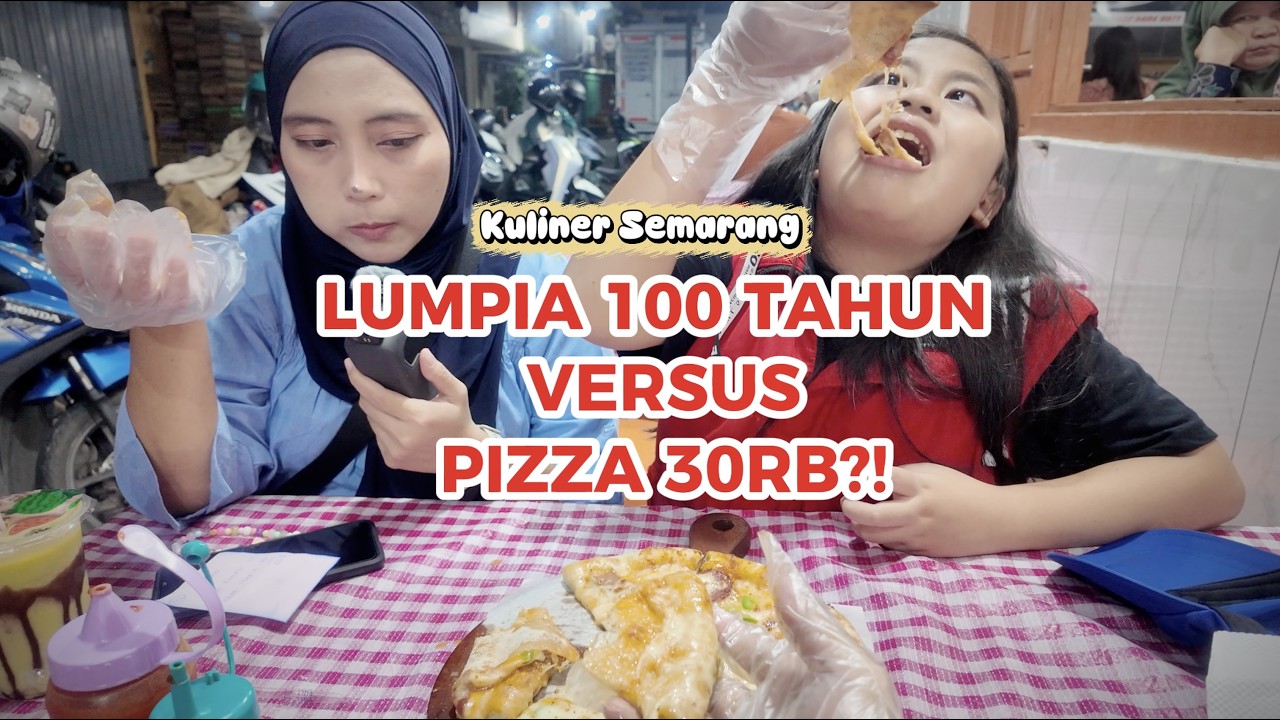 FULL KULINER SEMARANG! Lumpia 100 Tahun, Pizza Kaki Lima 30RB, Sampai Beach Club Awan Costa!