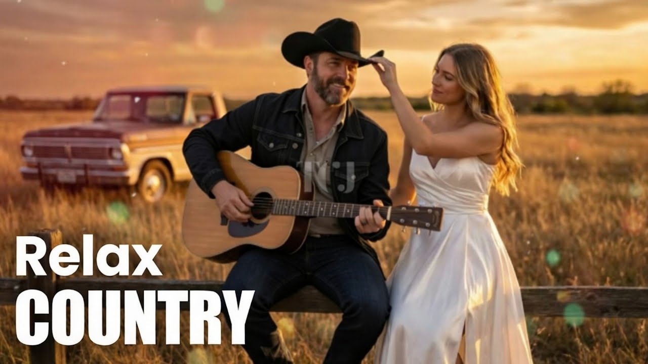 [Relax Country Vol 32] Relaxing Country Music Playlist | Calm Acoustic Guitar & Peaceful Sunset Vibe