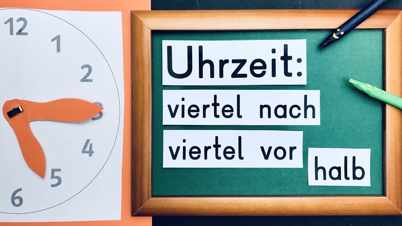 M | Uhrzeit | halb und viertel  | die Uhr lernen | learnsticks - Die Sendung mit den Zauberstäben