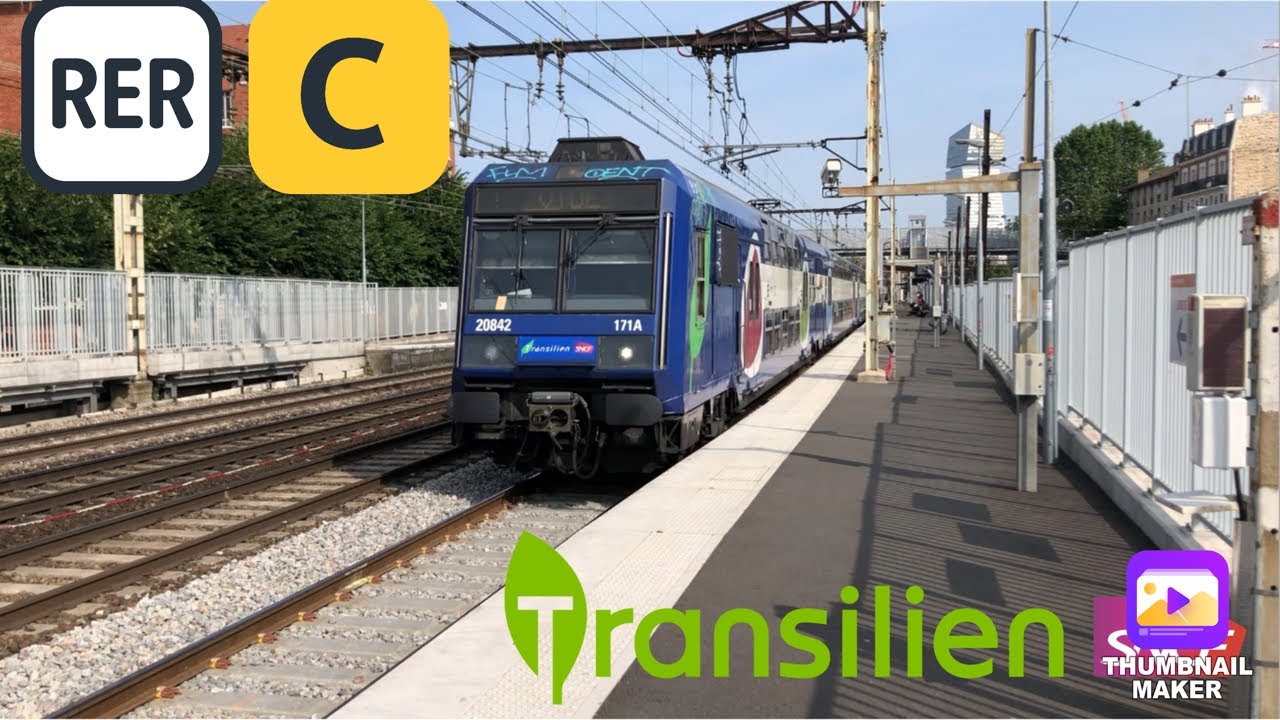 [RER C] Passage d’un UM Z20500 Transillien + Sifflet