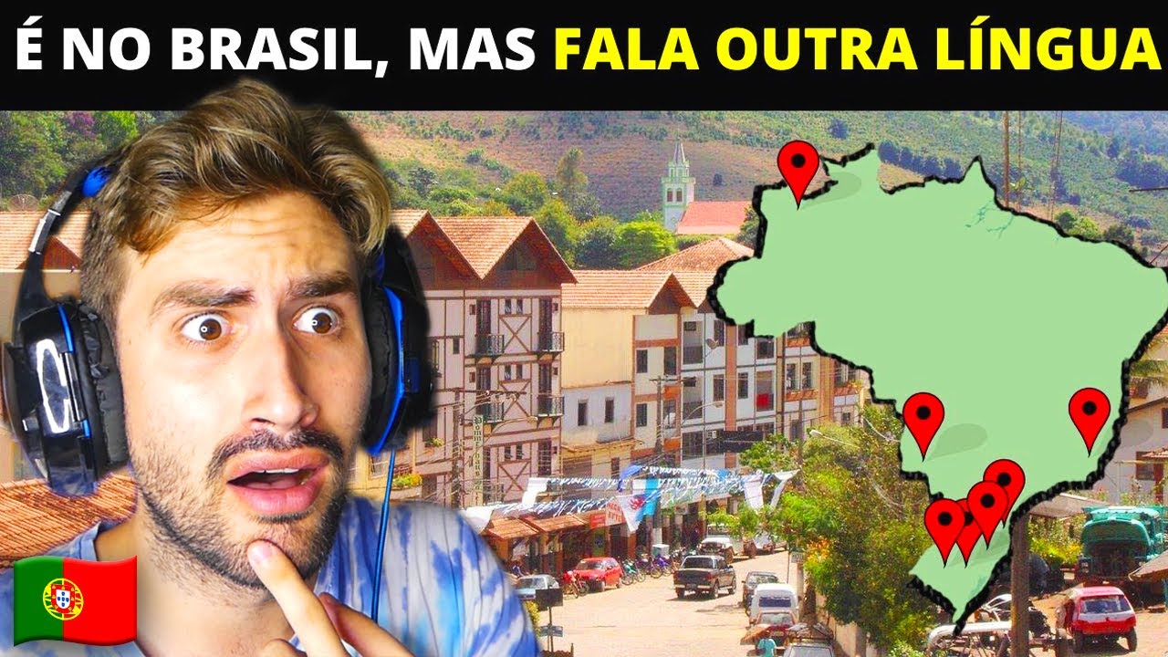 Português reage a CIDADES BRASILEIRAS que NÃO FALAM PORTUGUÊS