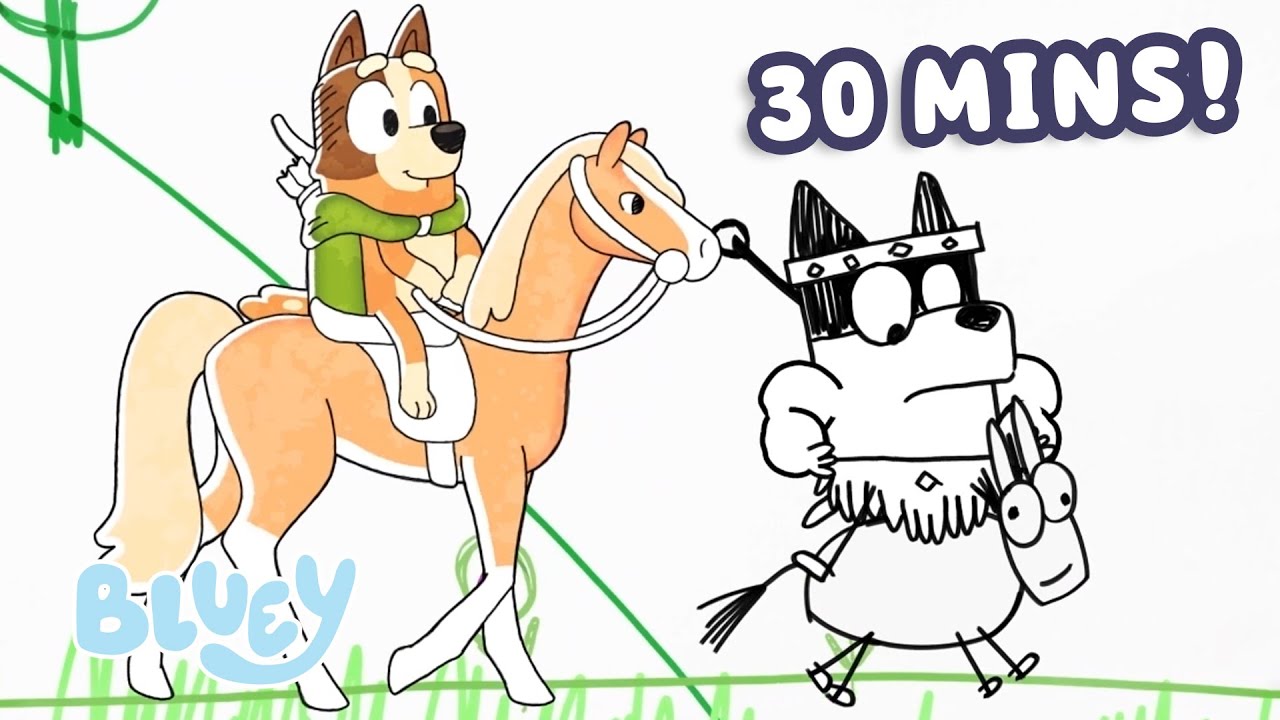 30 MINUTES of Bluey Adventures with Mum and Dad! ✨ 😯 💙 | Best of Bandit and Chilli | Bluey