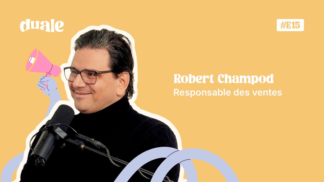 #E15 | Robert Champod, Responsable des ventes | Dessinateur-constructeur industriel CFC