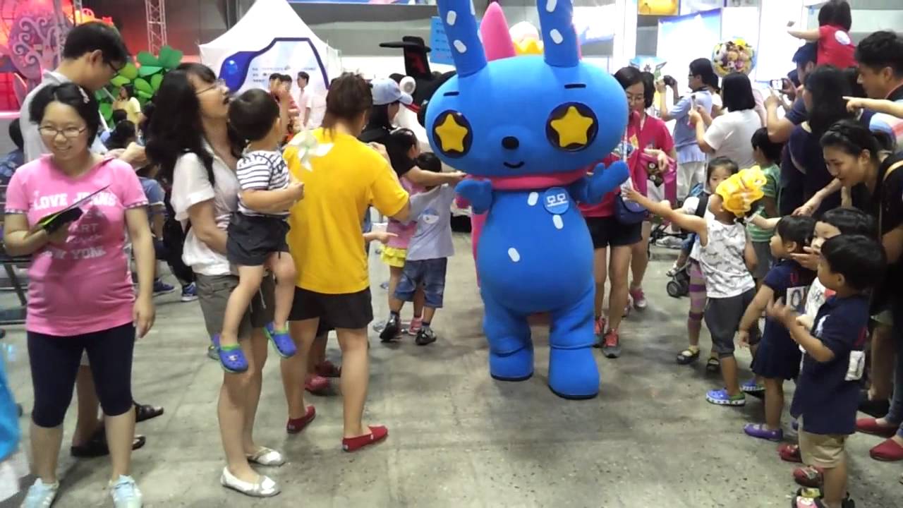 2012 코엑스 캐릭터페어 - 캐릭터퍼레이드 영상 - 着ぐるみ Mascot suit