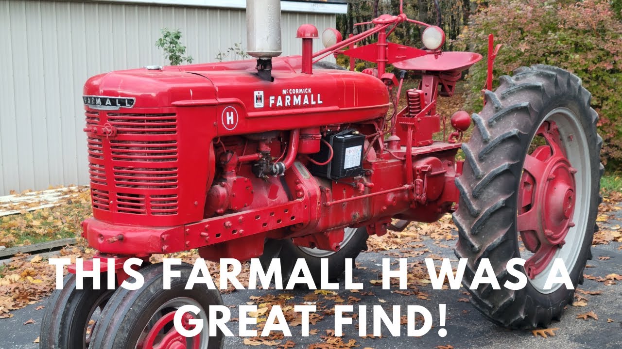 1948 International Harvester Farmall H that is a rare find! #farmall