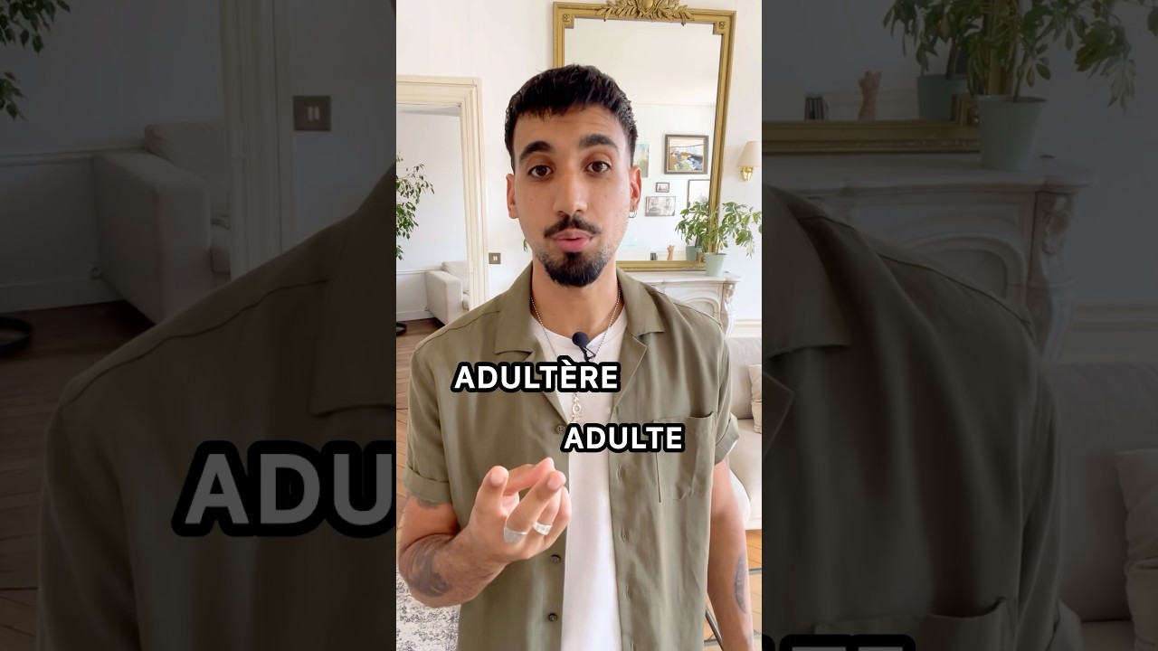 Adulte/adult&egrave;re : Une ressemblance trompeuse 😏#etymologie #linguistique #etymocurieux