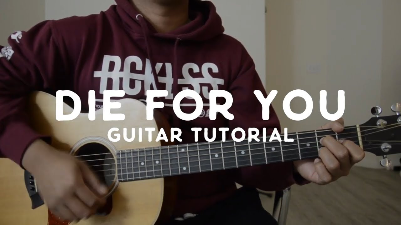 Урок игры на гитаре «Die for You» от The Weeknd