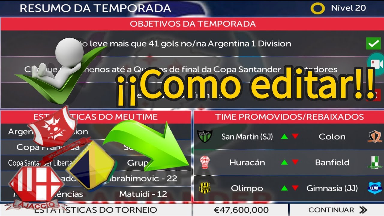 Como editar os times ocultos que sobem de divisão no FTS!!