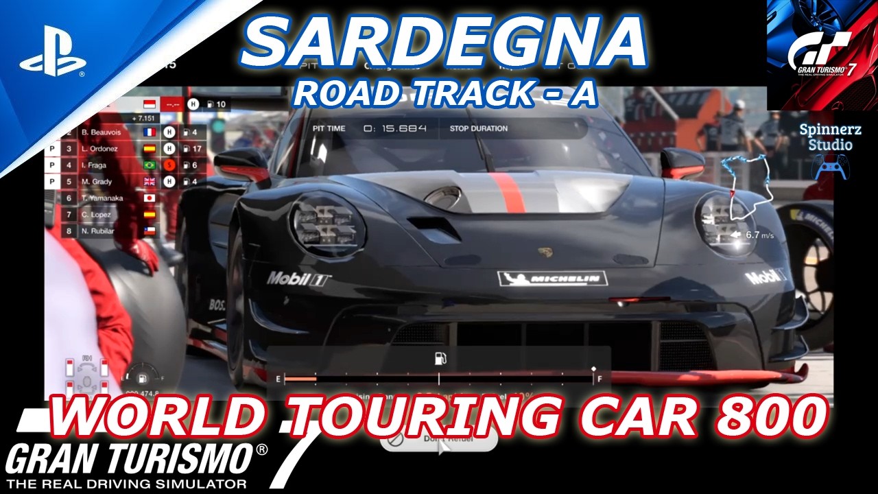Gran Turismo 7 World Touring Car 800 | Sardegna - Road Track - A | 911 GT3 R (992) '22