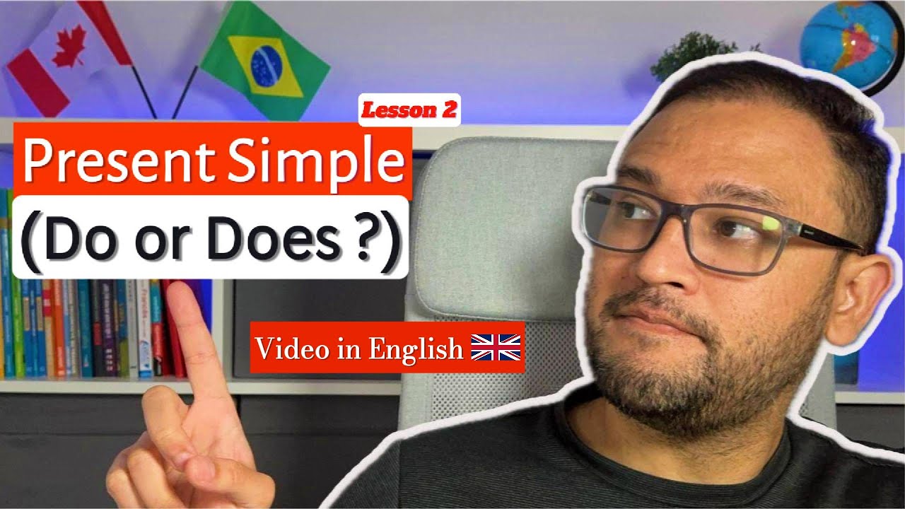 HOW to use DO and DOES in 4 MINUTES!  / Video in ENGLISH