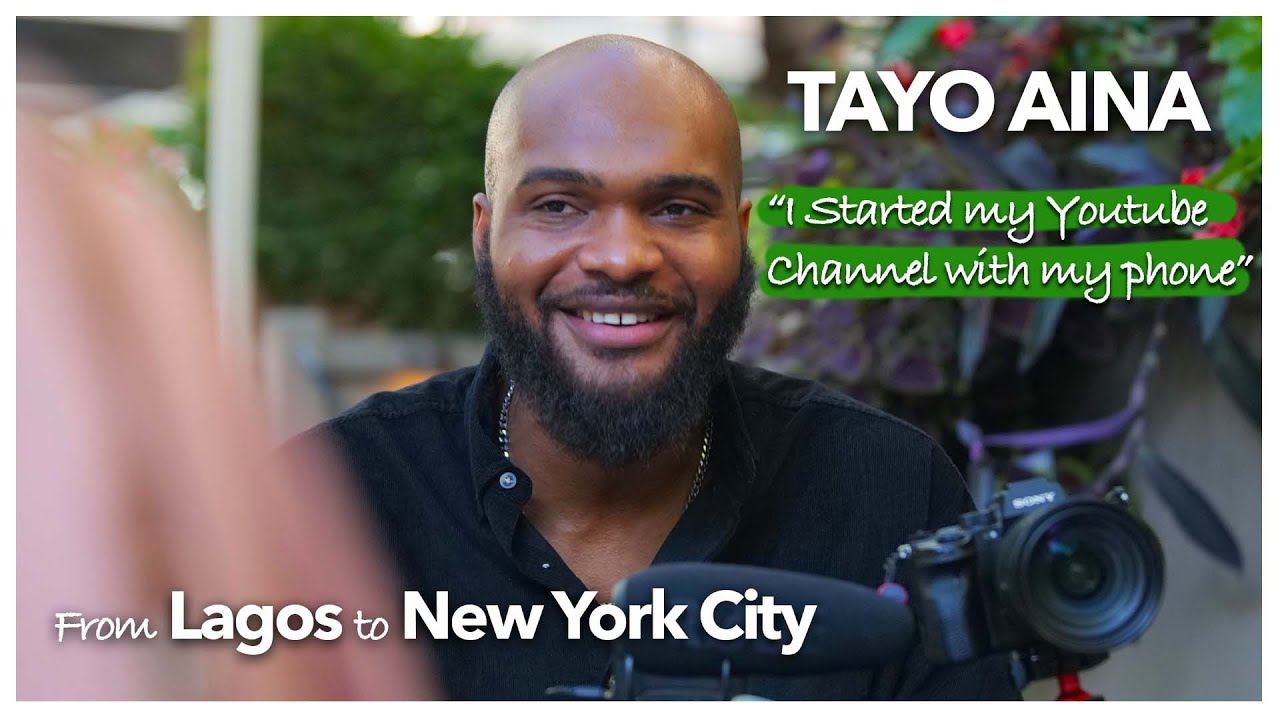 How to Become a Successful YouTuber | TAYO AINA | IYOBOSA STUDIOS SPOTLIGHT #nyc #contentcreator 