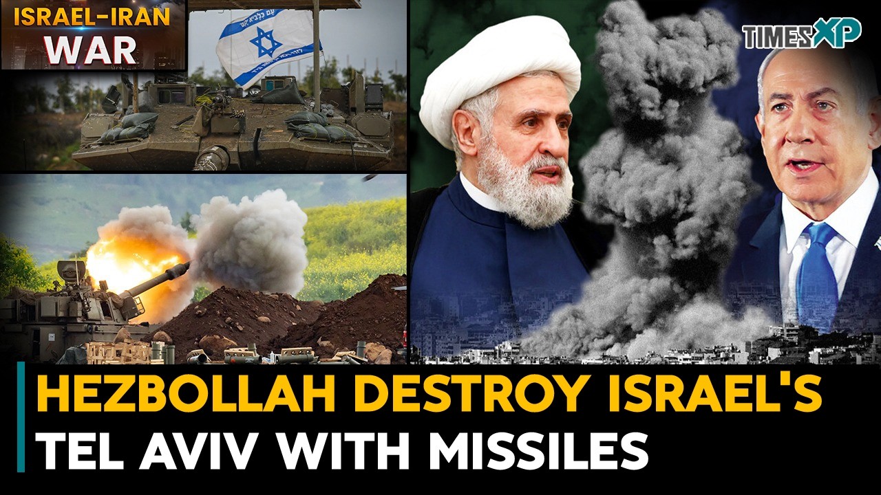 Iran-Backed Hezbollah Destroy Israel's Tel Aviv With Missiles| Iran-Israel-U.S. War